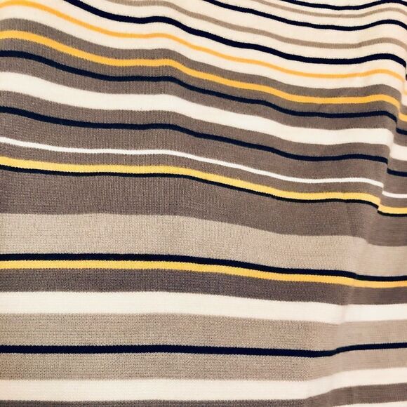 MAX STUDIO Striped Pencil Midi Skirt‎ / Sz M - Picture 3 of 6